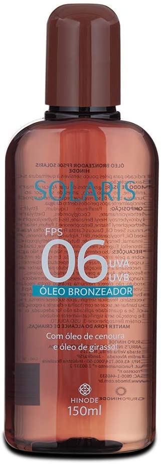 Bronzeador Solaris Hinode Fps 6-150ml