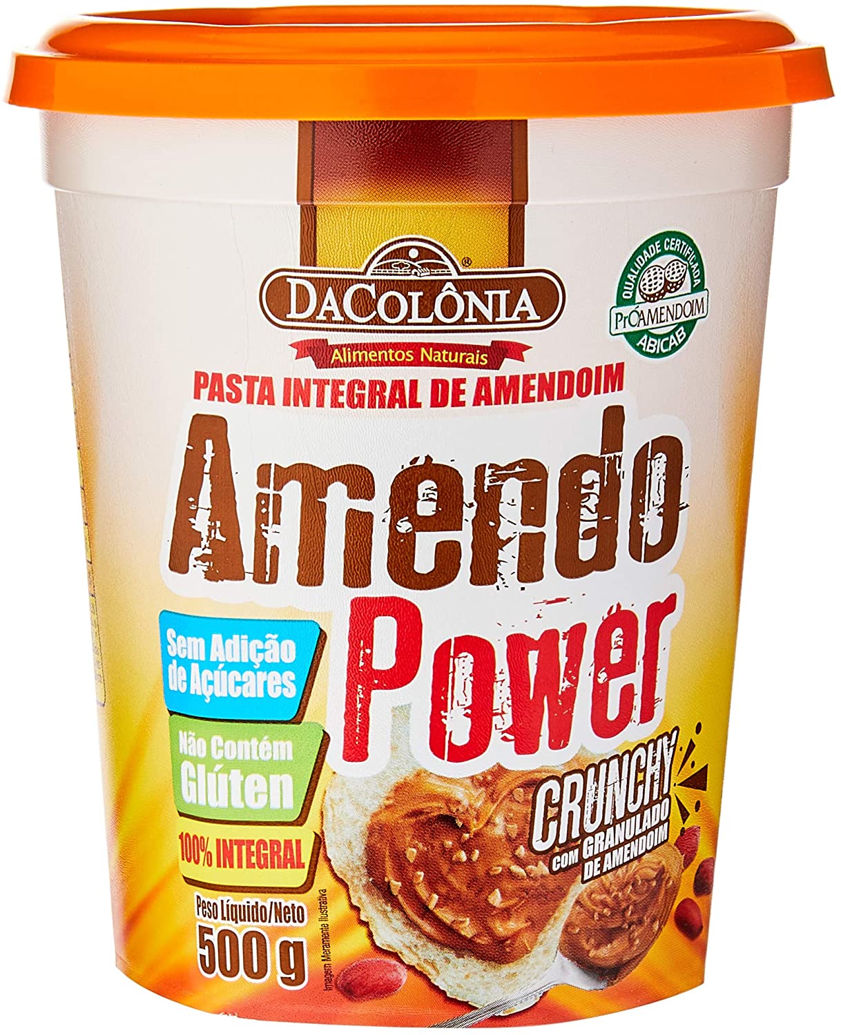 Amendopower Pasta Amendoim Crunchy