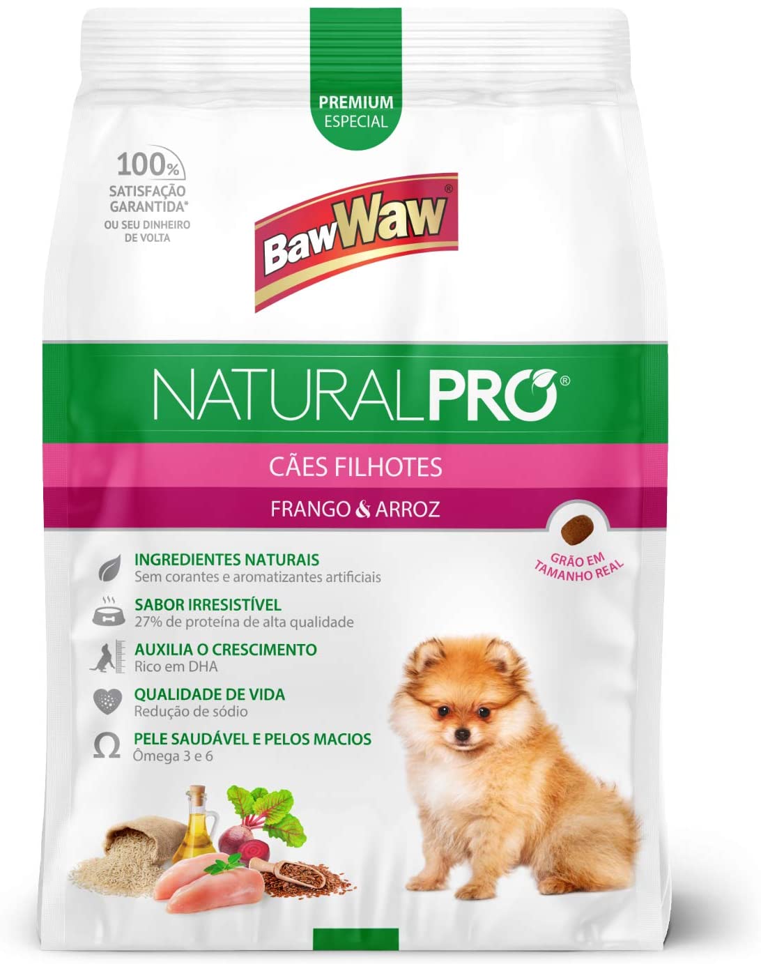 Ração Baw Waw Natural Pro para cães
