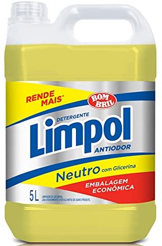 Detergente Neutro Antiodor 5L, Limpol