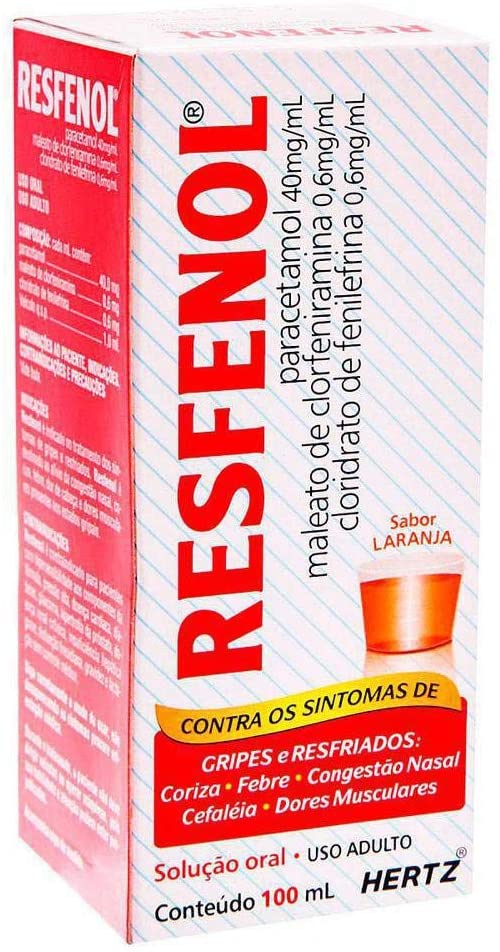 Resfenol sabor Laranja Solução