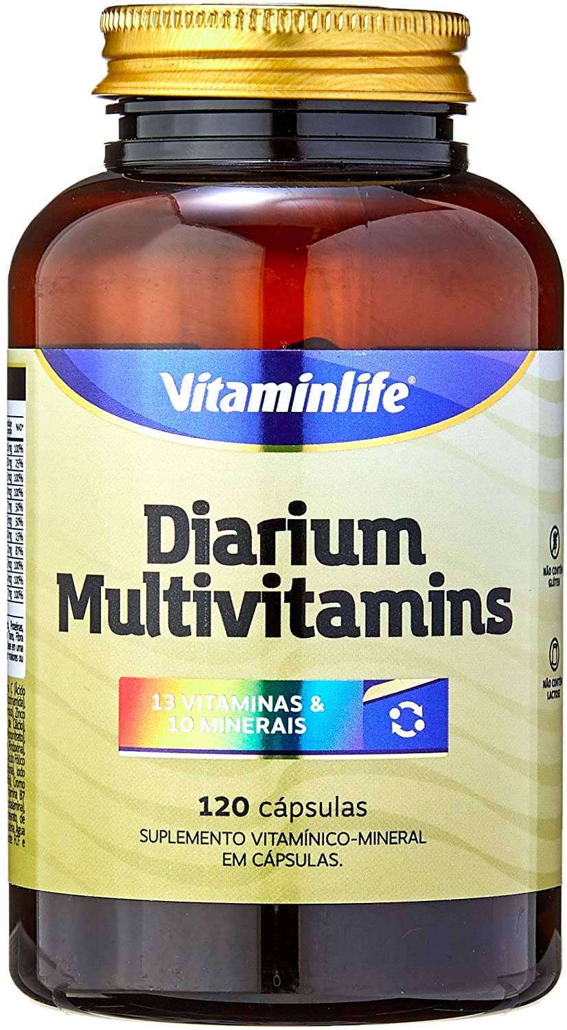 Diarium Multivitamínico, VitaminLife, 120 Cápsulas