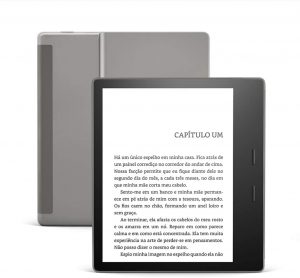 Kindle Oasis 32GB Agora com temperatura de luz ajustável