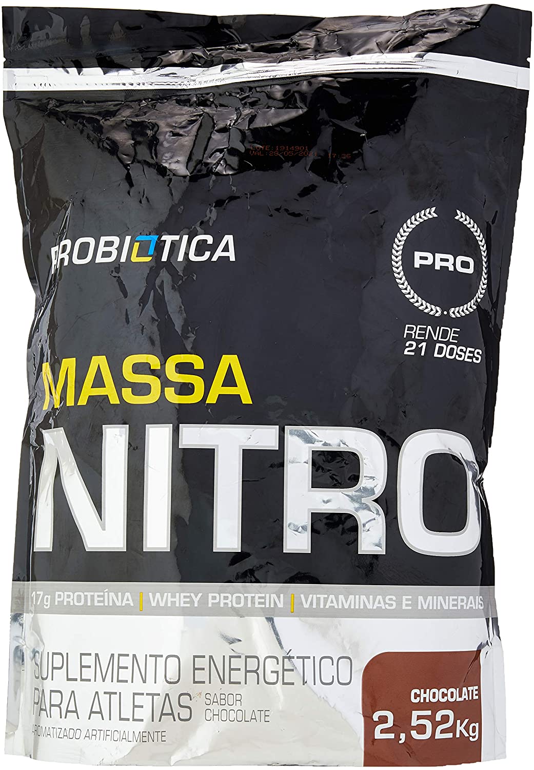 Massa Nitro, Probiótica, Chocolate