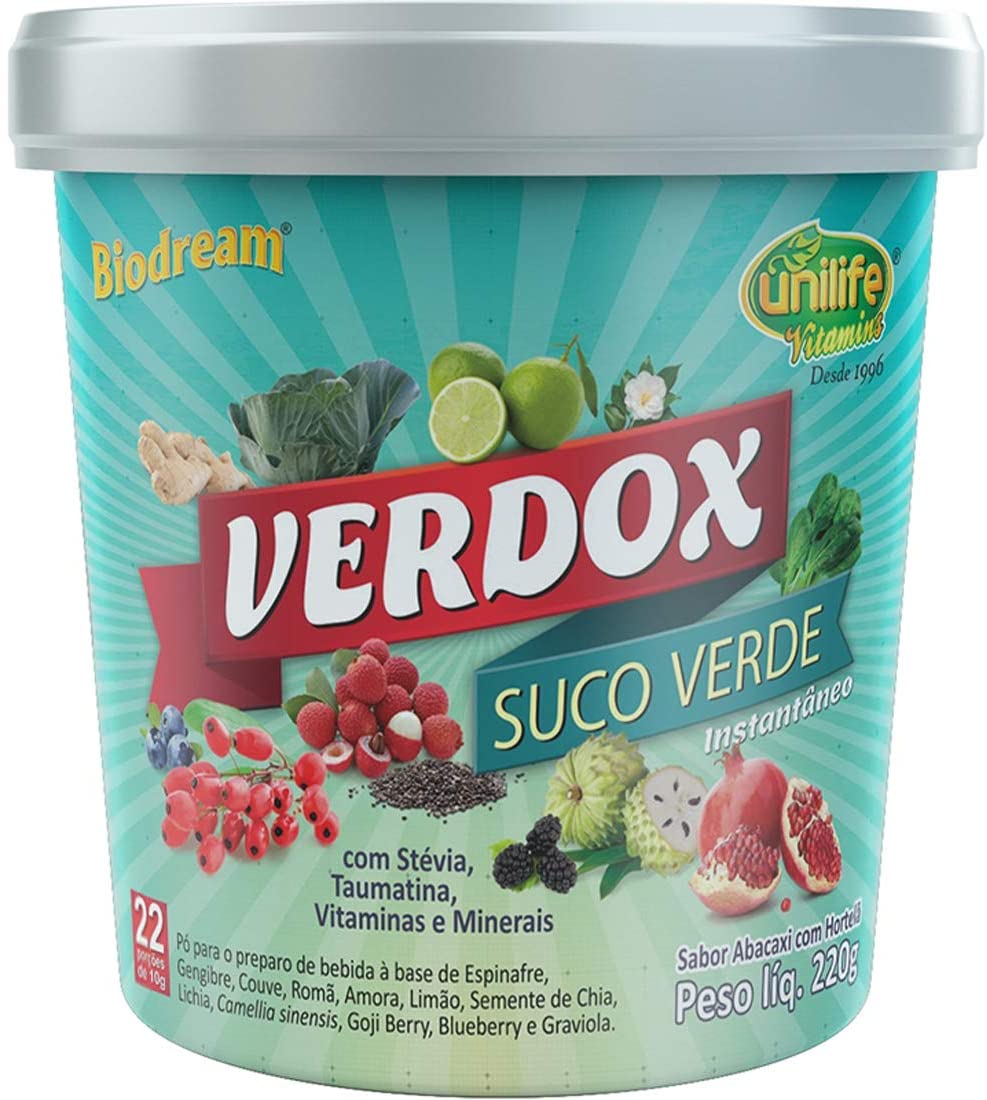 Verdox - instantaneo Sabor Abacaxi